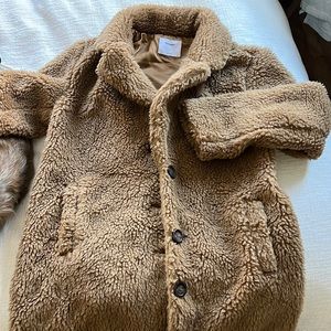 Old Navy Teddy Bear Peacoat size Small